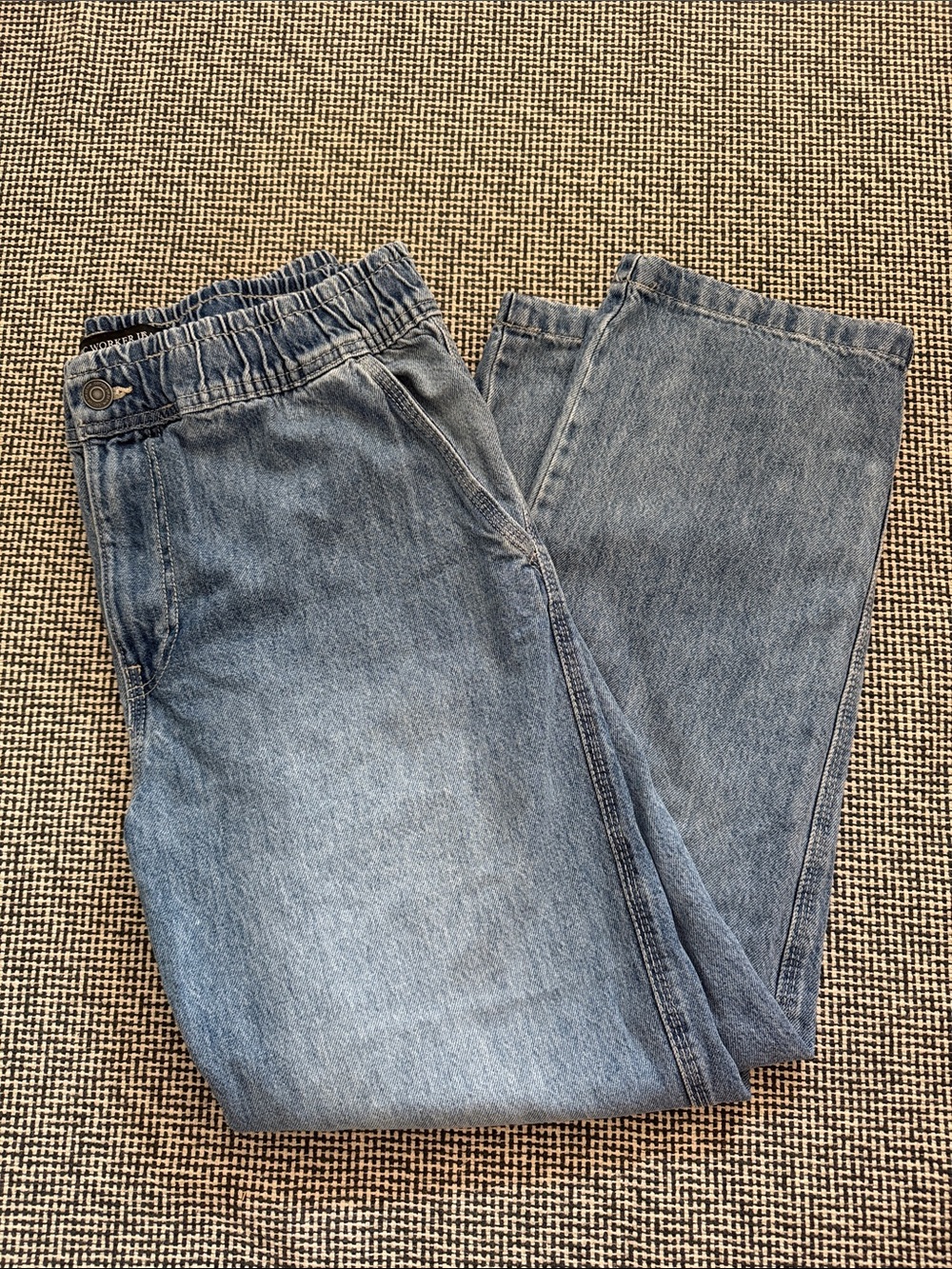 Cotton On Light Blue Straight Leg Jeans